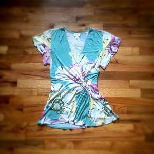 Anthropologie Deletta Floral Top